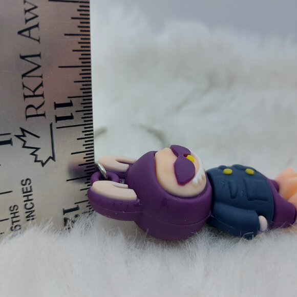 2/$19 Labubu purple with navy outfit keychain - Picture 7 of 7